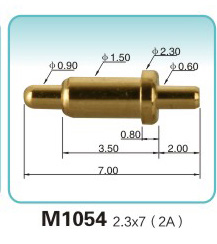 弹簧接触针M1054 2.3x7 (2A)